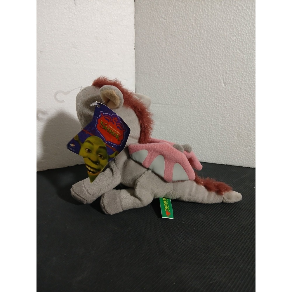 Universal Studio Dreamworks Dronkey Baby Dragon Donkey 6" Stuffed Plush Toy 2007 - Picture 3 of 5